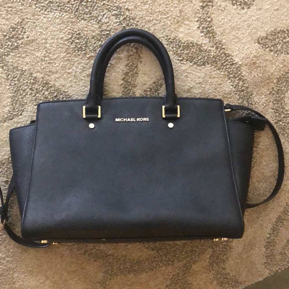 Large black Selma bag